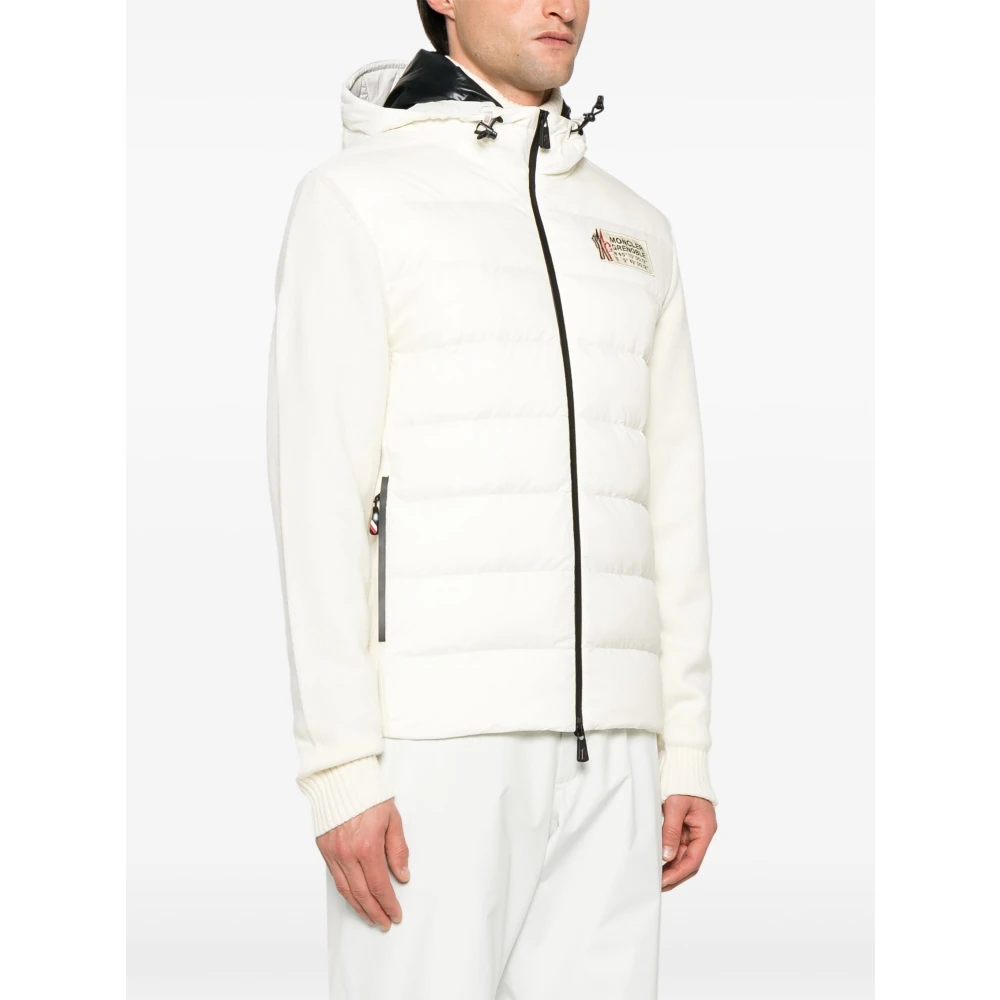 Moncler Gebreide Cardigan Trui White Heren