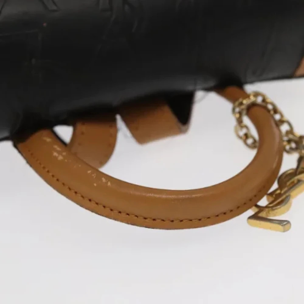 Saint Laurent Vintage Pre-owned Leather backpacks Black Dames