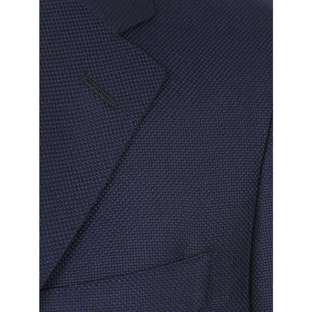 Lardini Blauwe Special Line Drop 7 Jas Blue Heren