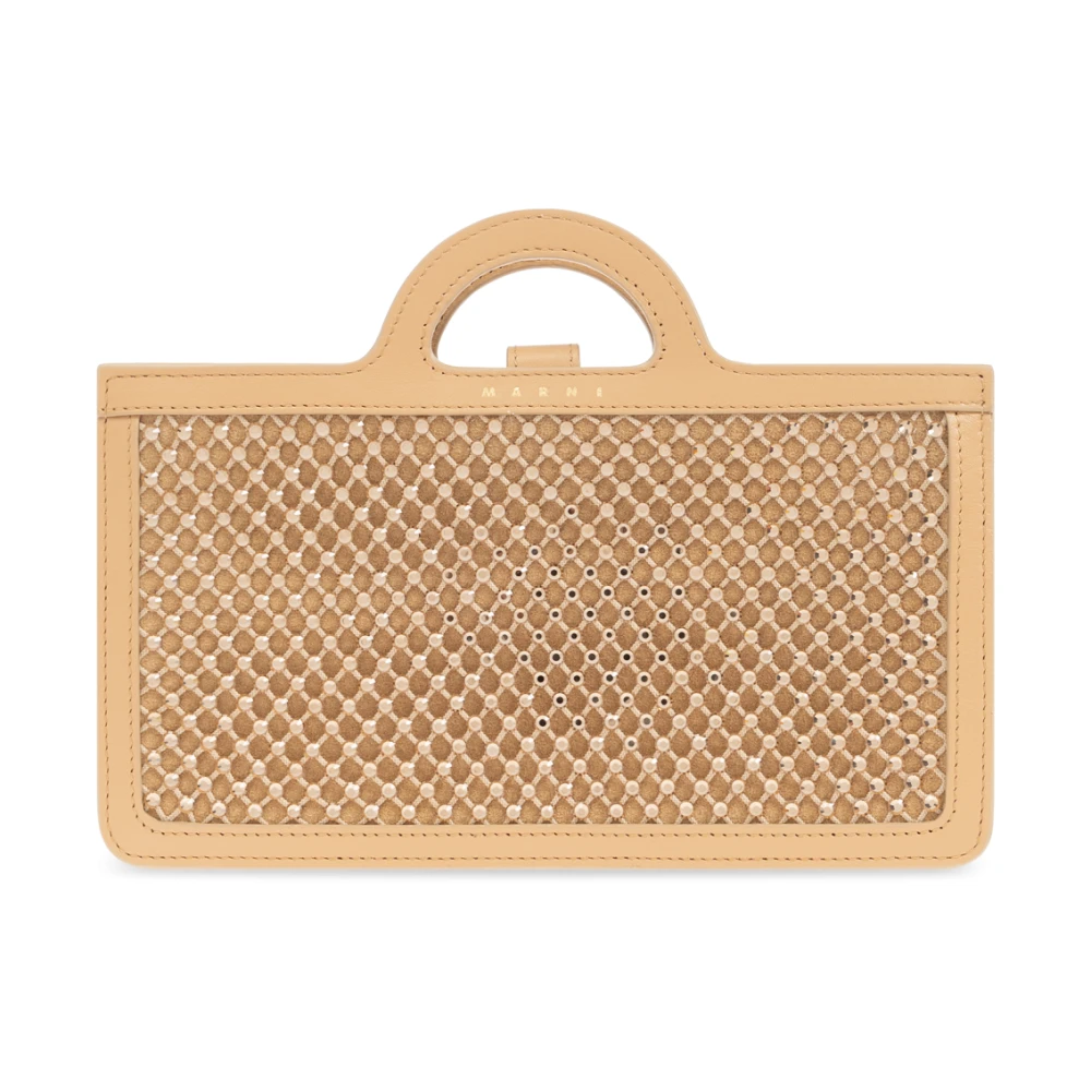 Marni Portemonnee aan een ketting Beige Dames