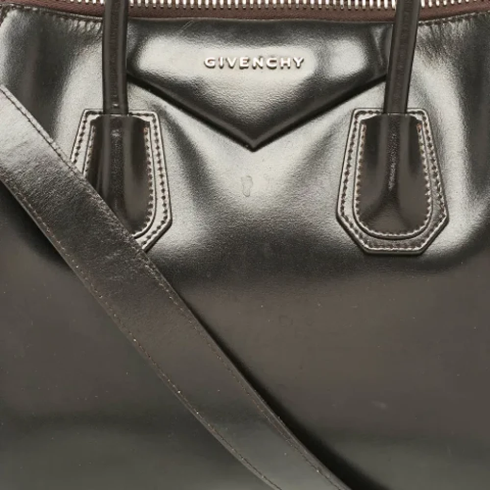 Givenchy Pre-owned Leather handbags Brown Dames