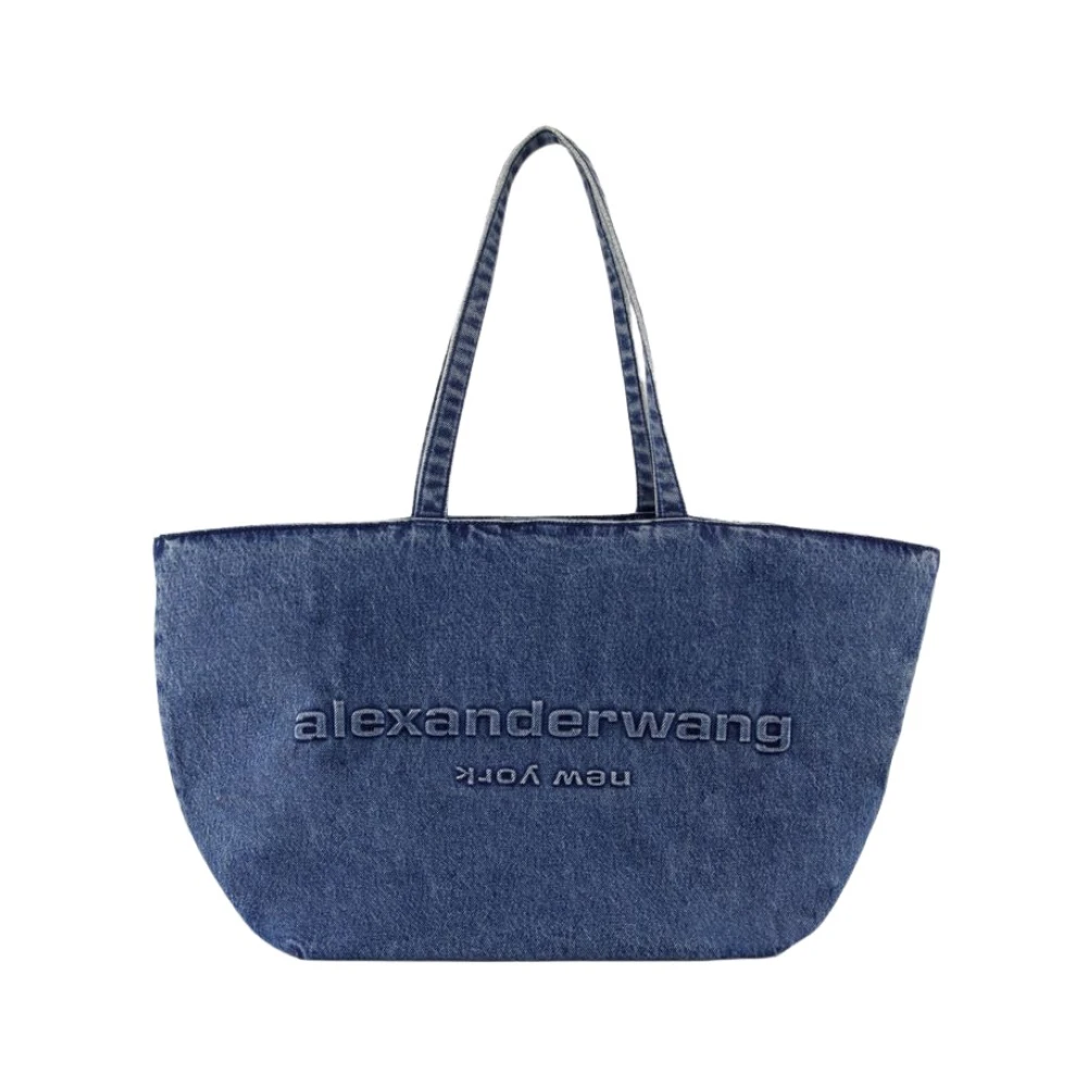 alexander wang Blauwe Katoenen Bokszak Blue Dames