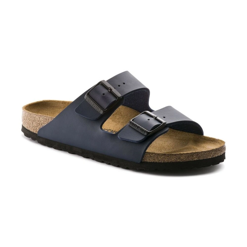 Birkenstock Women's Blue Sliders, 3 Uk, Sandals Arizona Birko-Flor Narrow
