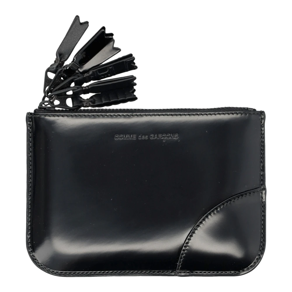 Comme des Garçons Zwarte ritsportemonnee Black Unisex