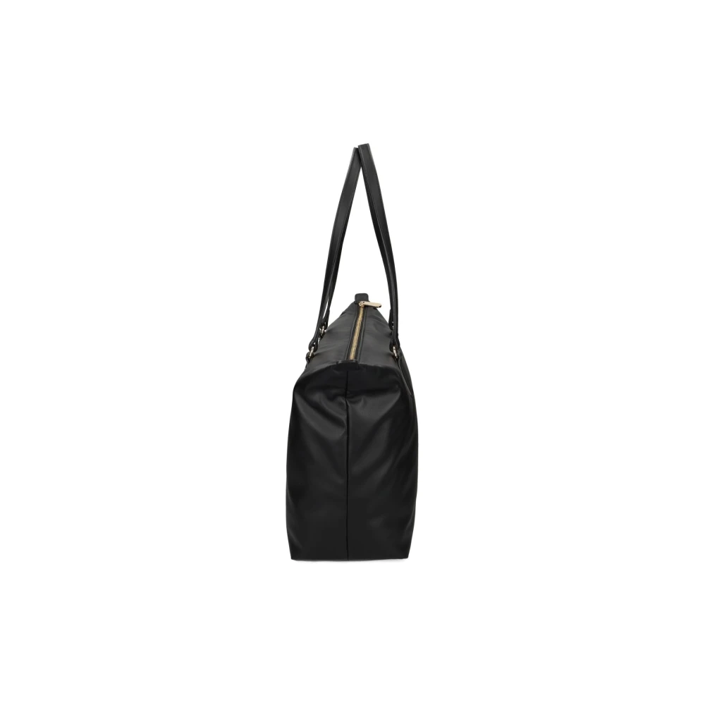 Tommy Hilfiger Zwarte PU leren tas Black Dames