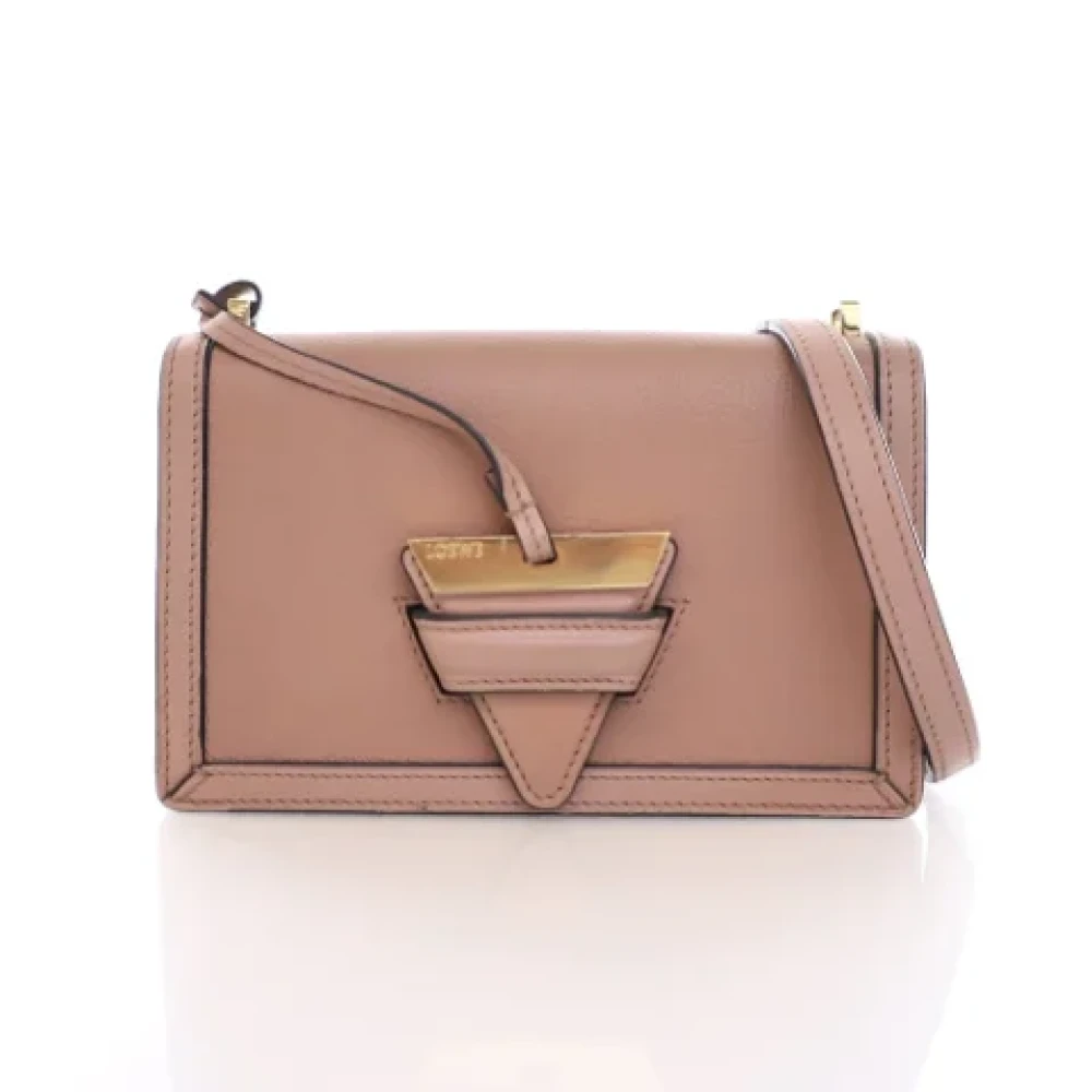 Loewe Pre-owned Leather shoulder-bags Pink Dames