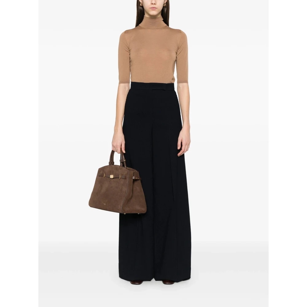 Max Mara Kameelbruin Gebreide Coltrui Brown Dames