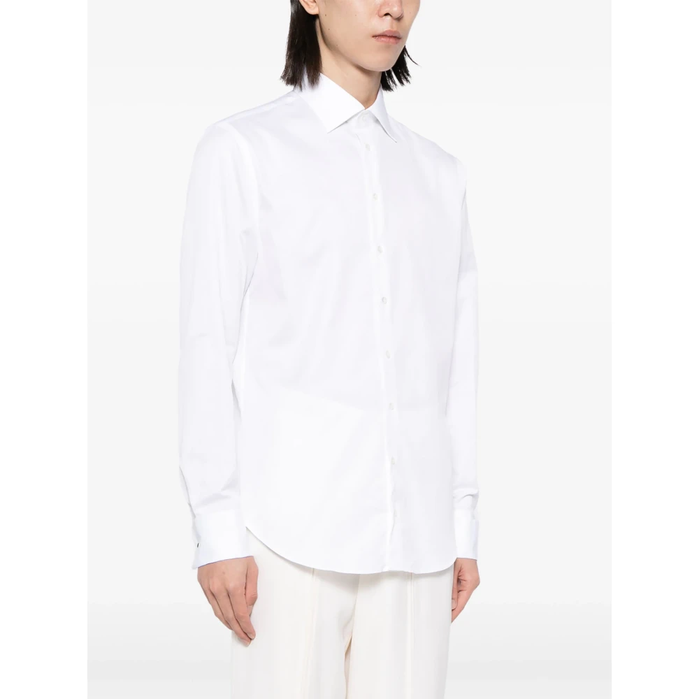 Giorgio Armani Stijlvolle Shirt voor Mannen White Heren