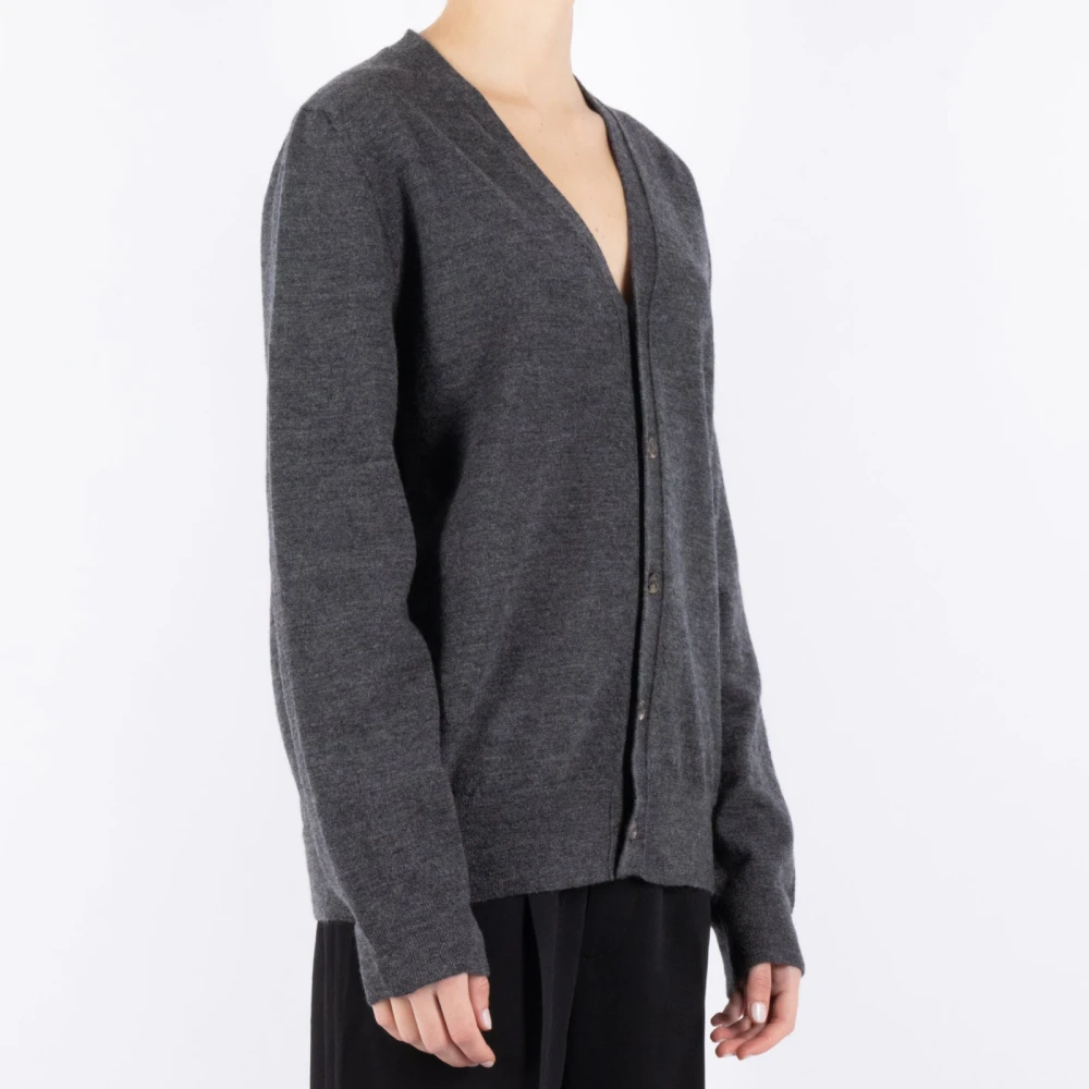 Maison Margiela Grijze Wollen Vest Gray Dames