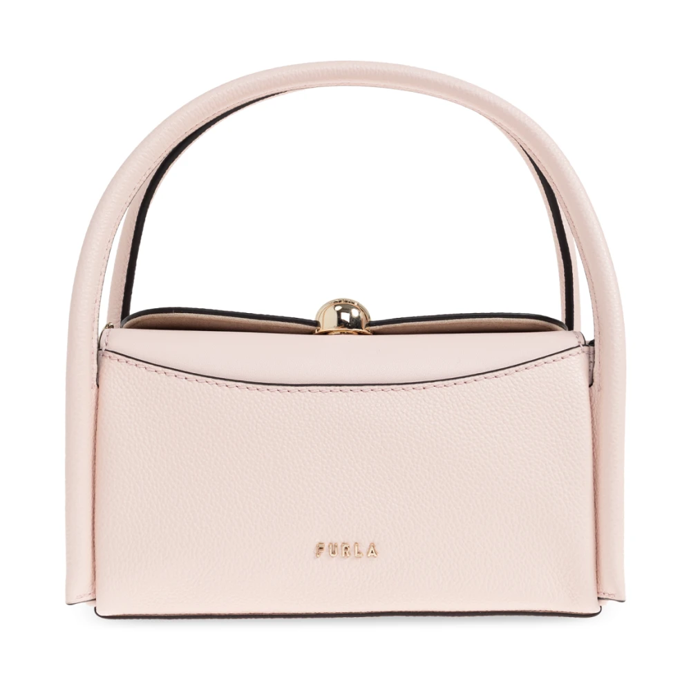 Furla Vrouw Roze Tassen Dames, One Size, Leer, Nicole Handtas