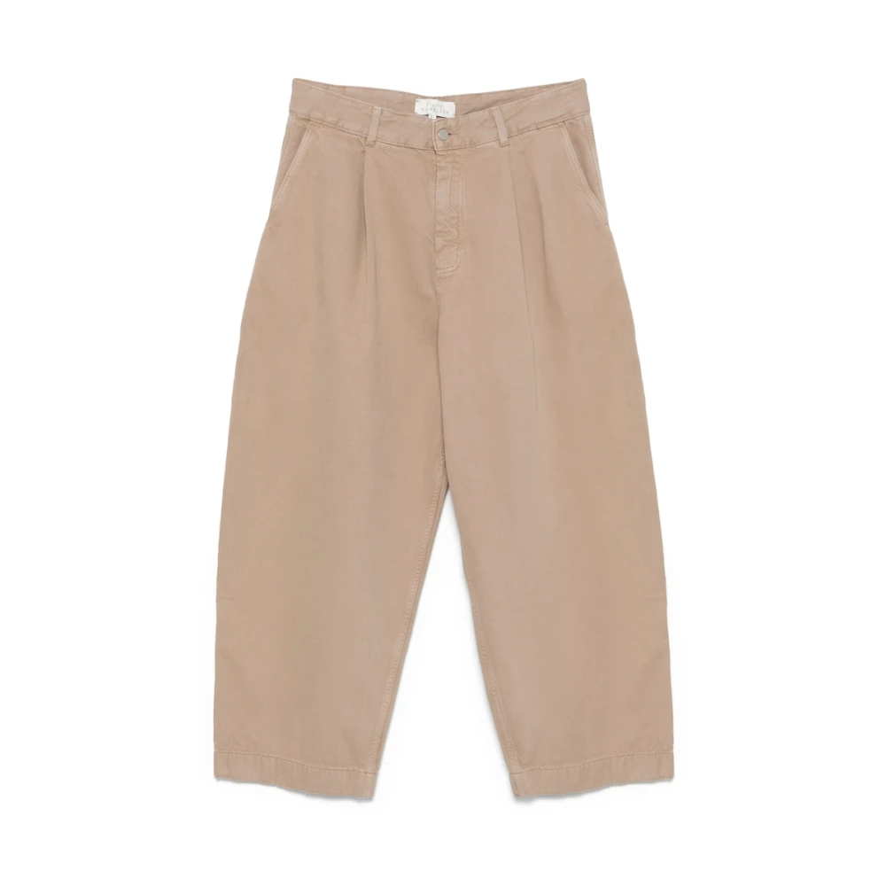 Studio Nicholson Beige Jeans met Zakken en Knopen Beige Heren