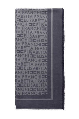 blue-logo-pattern-scarf-with-frayed-edges
