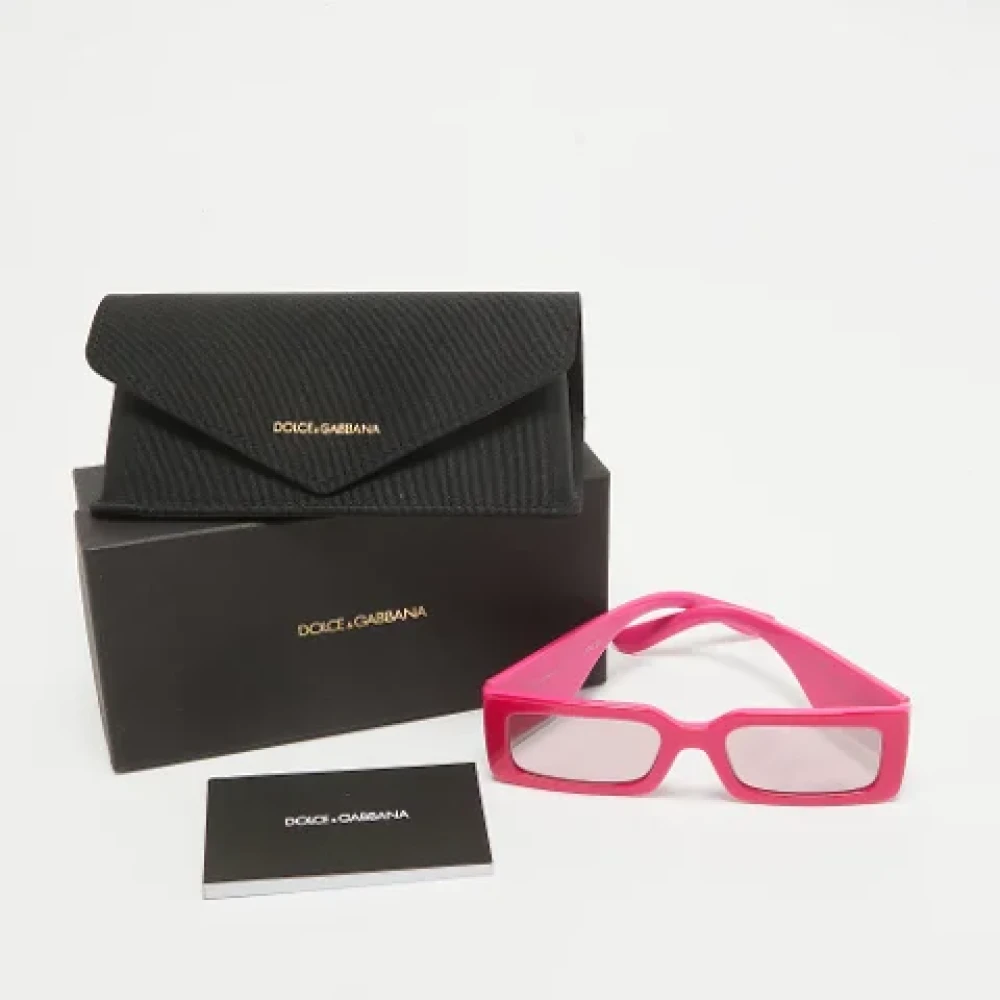 Dolce & Gabbana Pre-owned Acetate sunglasses Pink Dames
