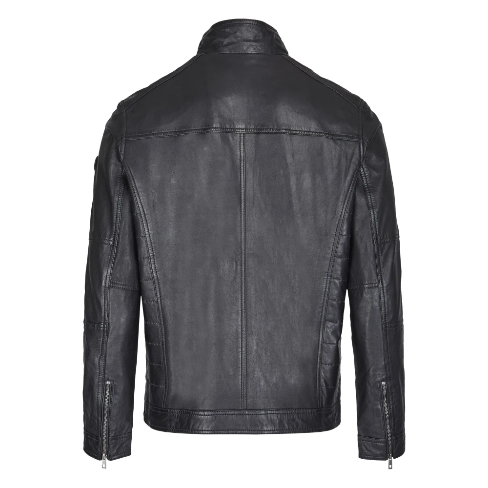 Bugatti Heren Leren Jas Fidelio Black Heren