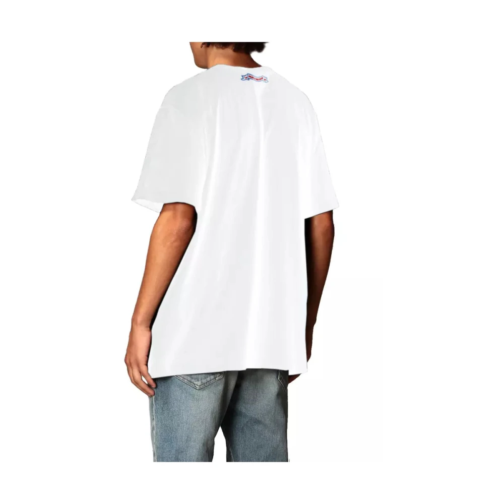 Dsquared2 Witte T-shirt met stijl model naam White Heren