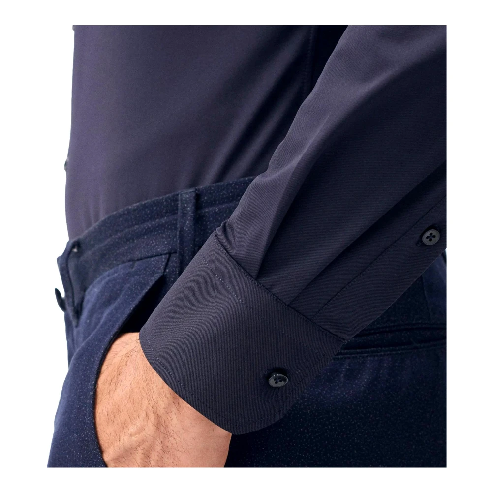 Xacus Actief Overhemd Blue Heren