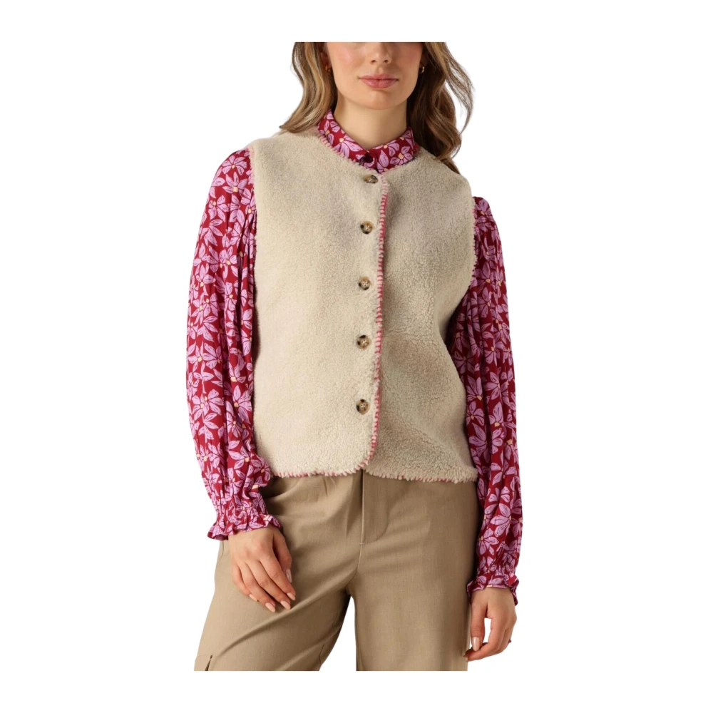 Ydence Beige Blazers Gilet Evelynn Beige Dames