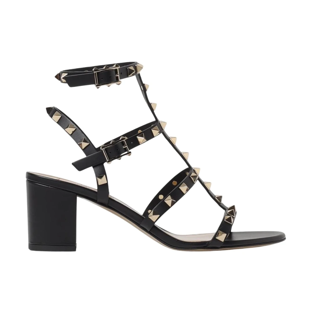Valentino Garavani High Heel Sandals, Female, 5 Uk, Rockstud Heeled Sandals Black