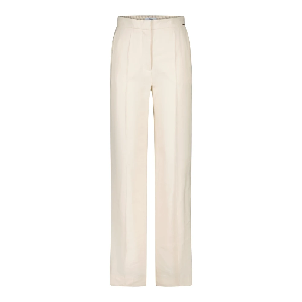 CINQUE Straight Trousers Beige Dames