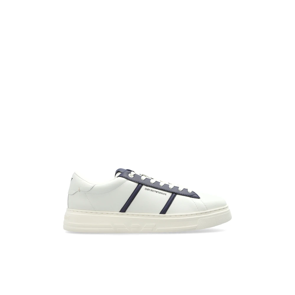 Emporio Armani Uomo Bianco Scarpe, 44 1/2 Eu, New,