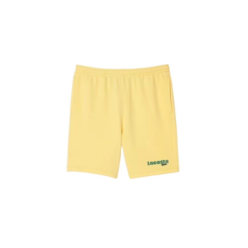 Lacoste Casual Shorts voor Mannen Yellow Heren