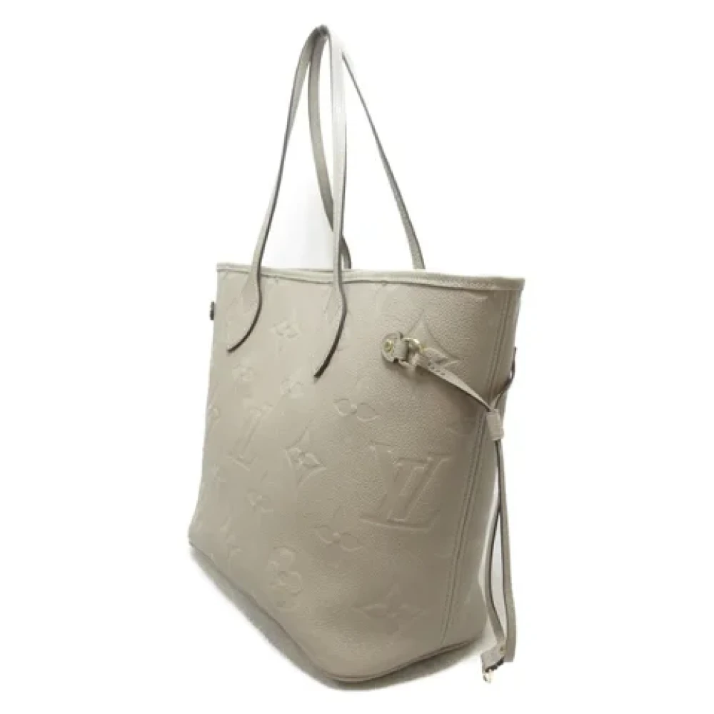 Louis Vuitton Vintage Pre-owned Leather totes Gray Dames