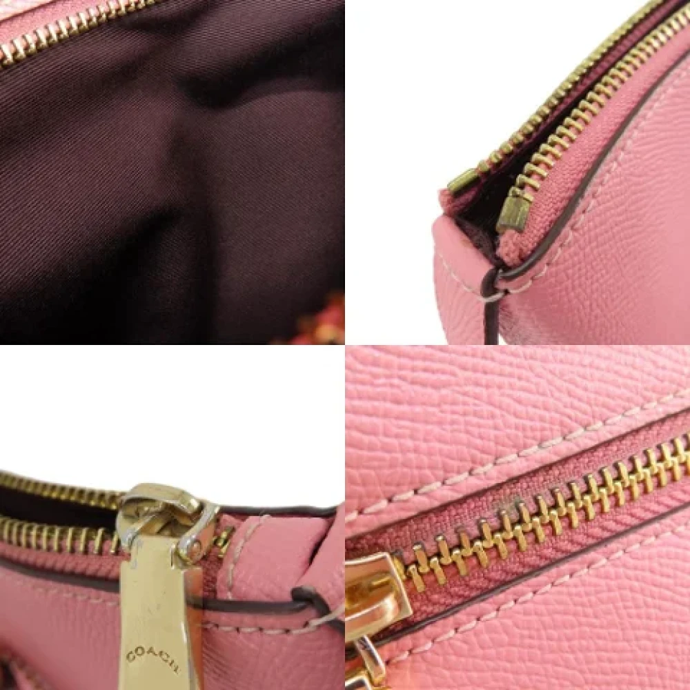 Coach Pre-owned Leather totes Pink Dames