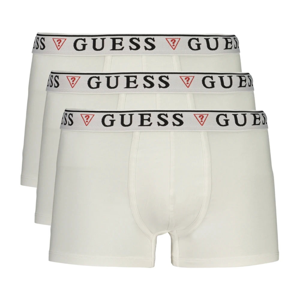 Guess Men's White Boxer Shorts Tri-Pack - Underpants - 2XL - Underwear