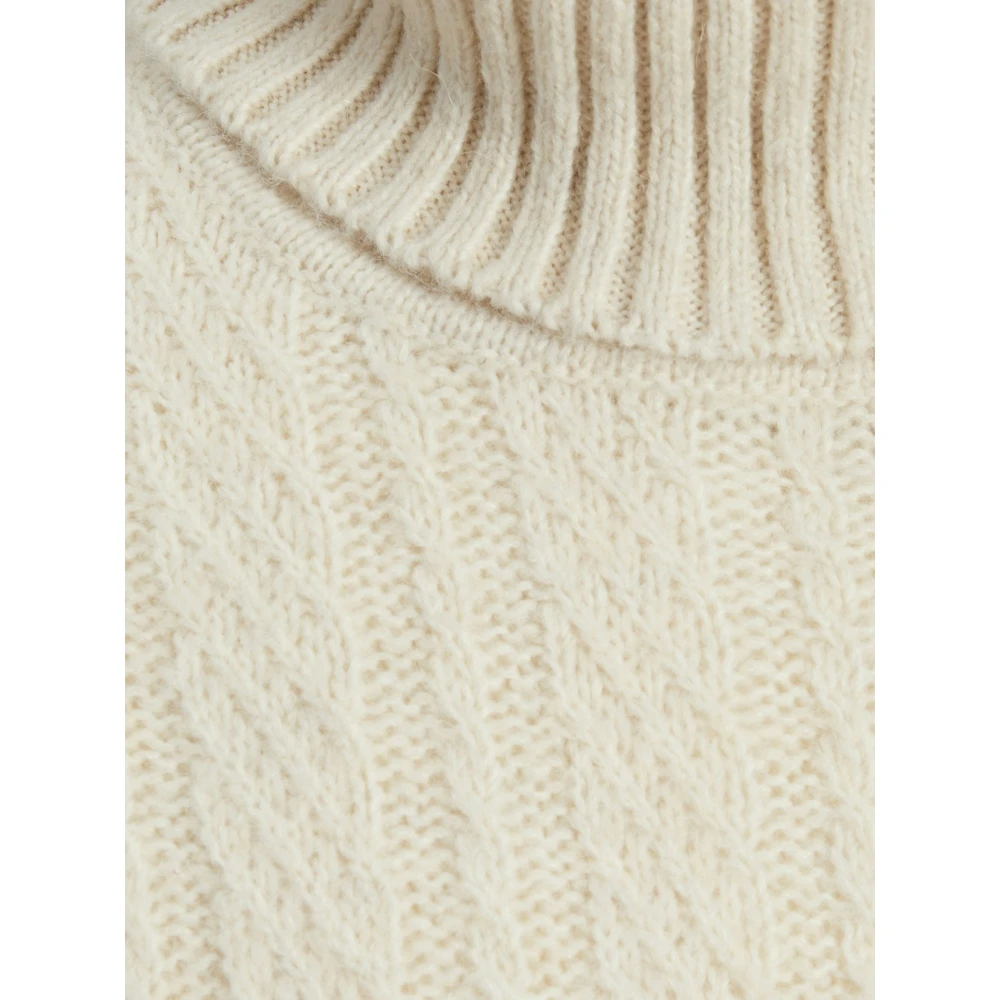 jack & jones Luxe Alpaca Wol Gebreide Trui White Heren