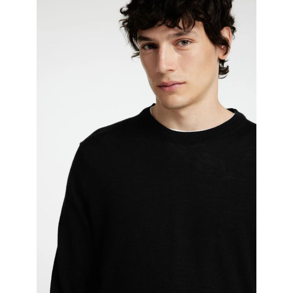 Selected Homme Lange mouw trui heren Black Heren