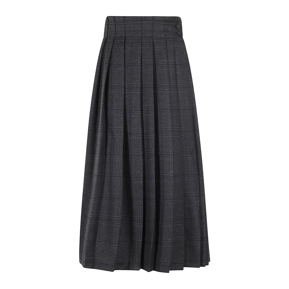 Remain Birger Christensen Geplooide rok Gray Dames