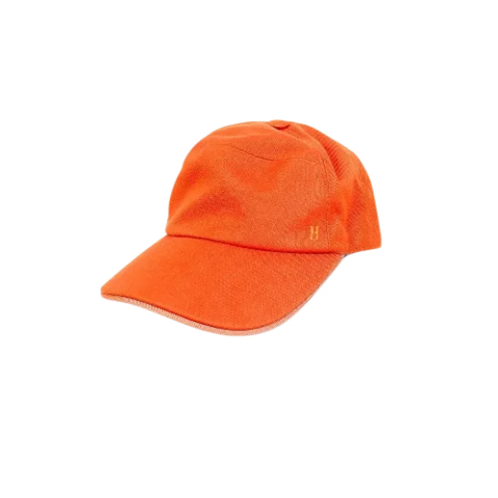 Hermès Vintage Pre-owned Fabric hats Orange Dames