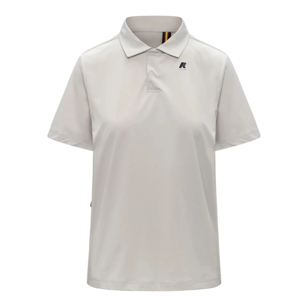 K-Way Men's Gray Decouvrir Travel Polo - Polo Shirts - 2XL - Tops
