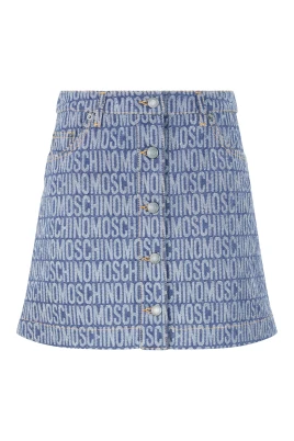 Gonna mini in denim