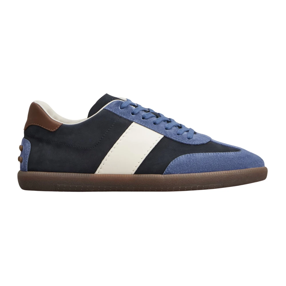 Tod's Men's Multicolor Sneakers, 8 Uk, Suede And Nubuck Leather Trainers