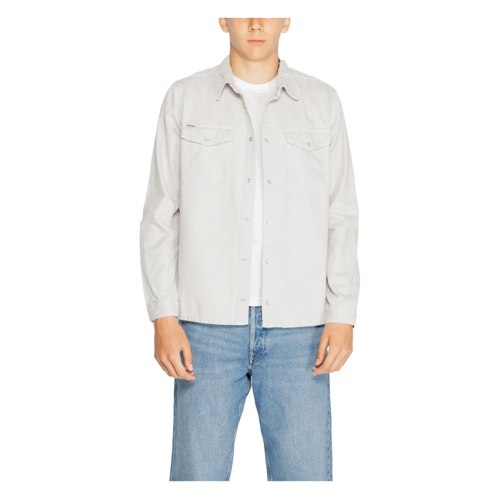Antony Morato Herenoverhemd Herfst Winter Collectie Gray Heren