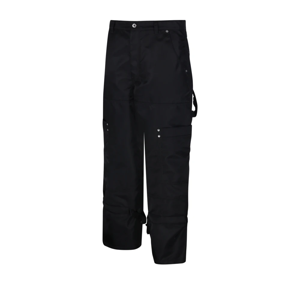 Off White Zwarte Timmerman Broek Black Heren