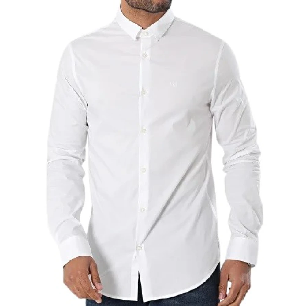 Armani Exchange Sportief Shirt White Heren
