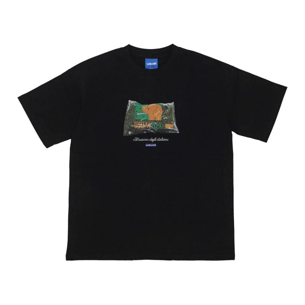 Usual Flex Tee Heren Shirt Black Heren