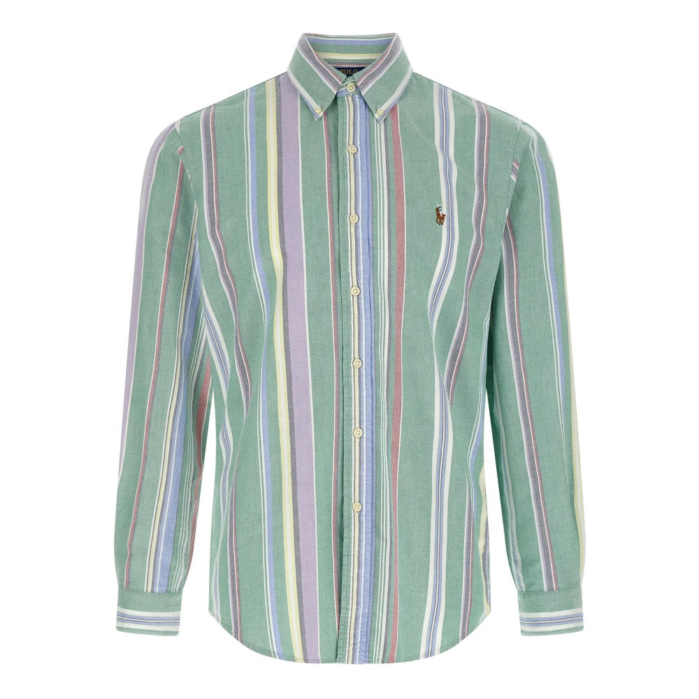 Polo Ralph Lauren Men's Custom Fit Striped Oxford Shirt