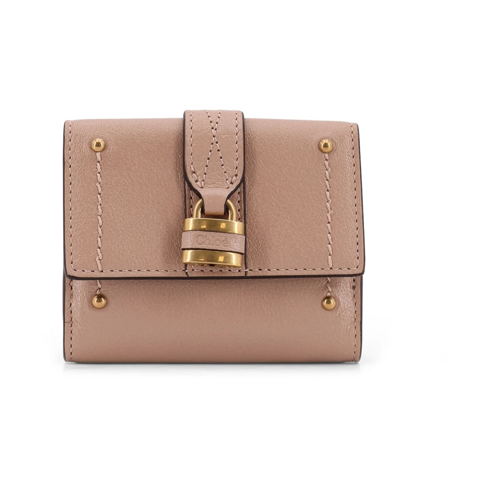 Chloé Women's Pink Wallets & Cardholders, One Size, Mini Paddington Tri-Fold Wallet