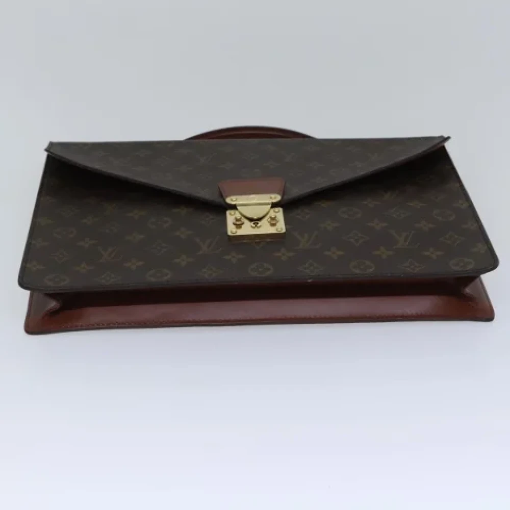 Louis Vuitton Vintage Pre-owned Canvas briefcases Brown Dames