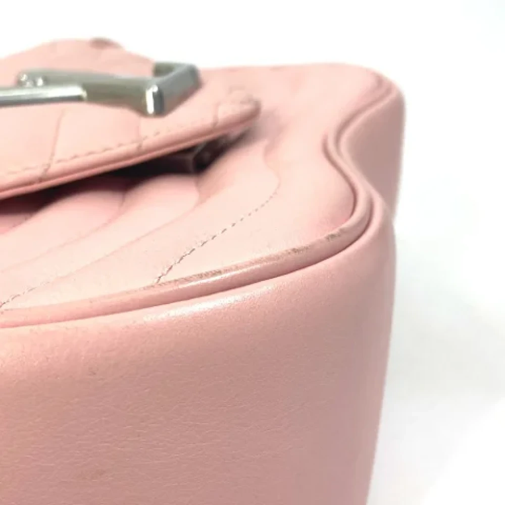 Louis Vuitton Vintage Pre-owned Leather handbags Pink Dames