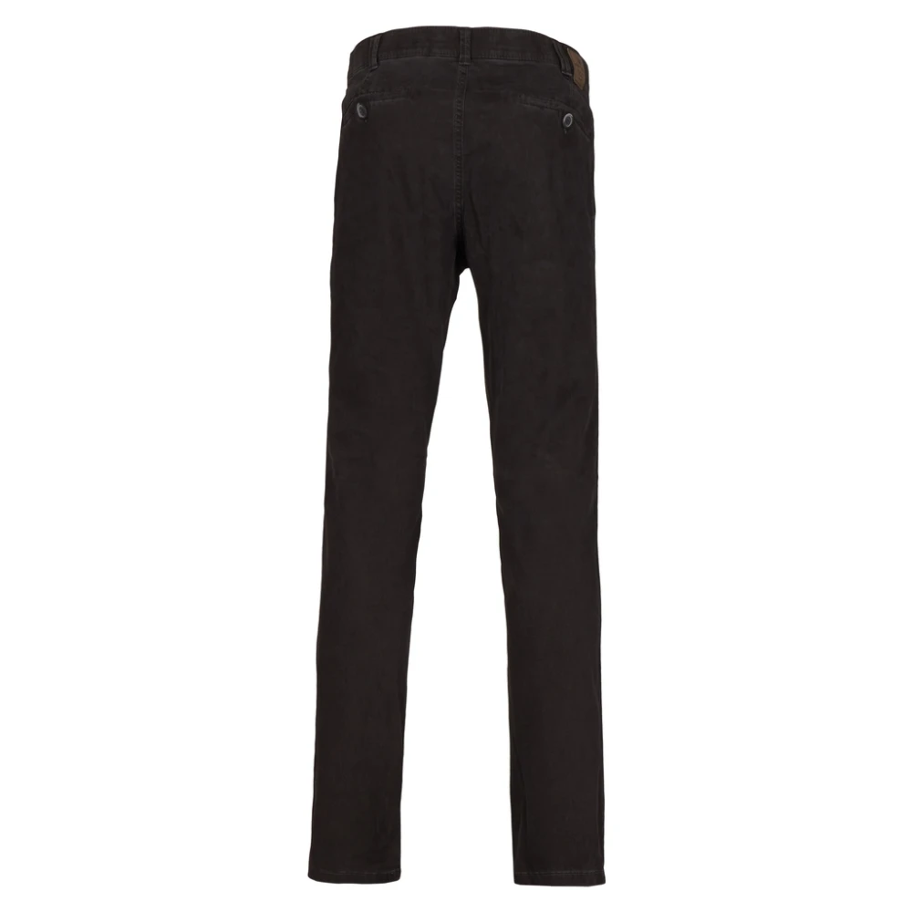 club of comfort High-Stretch Flat Front Broek Gray Heren