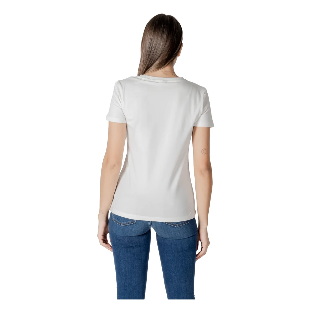Guess Witte korte mouw T-shirt White Dames