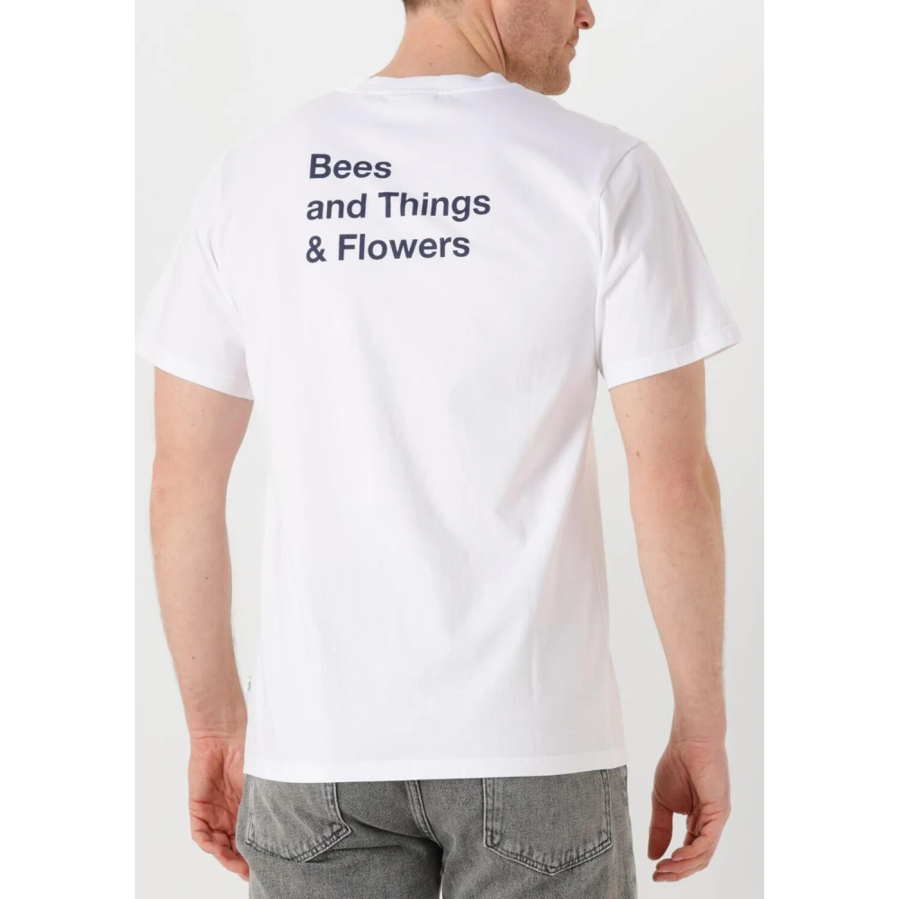Forét Heren Farm T-shirt White Heren