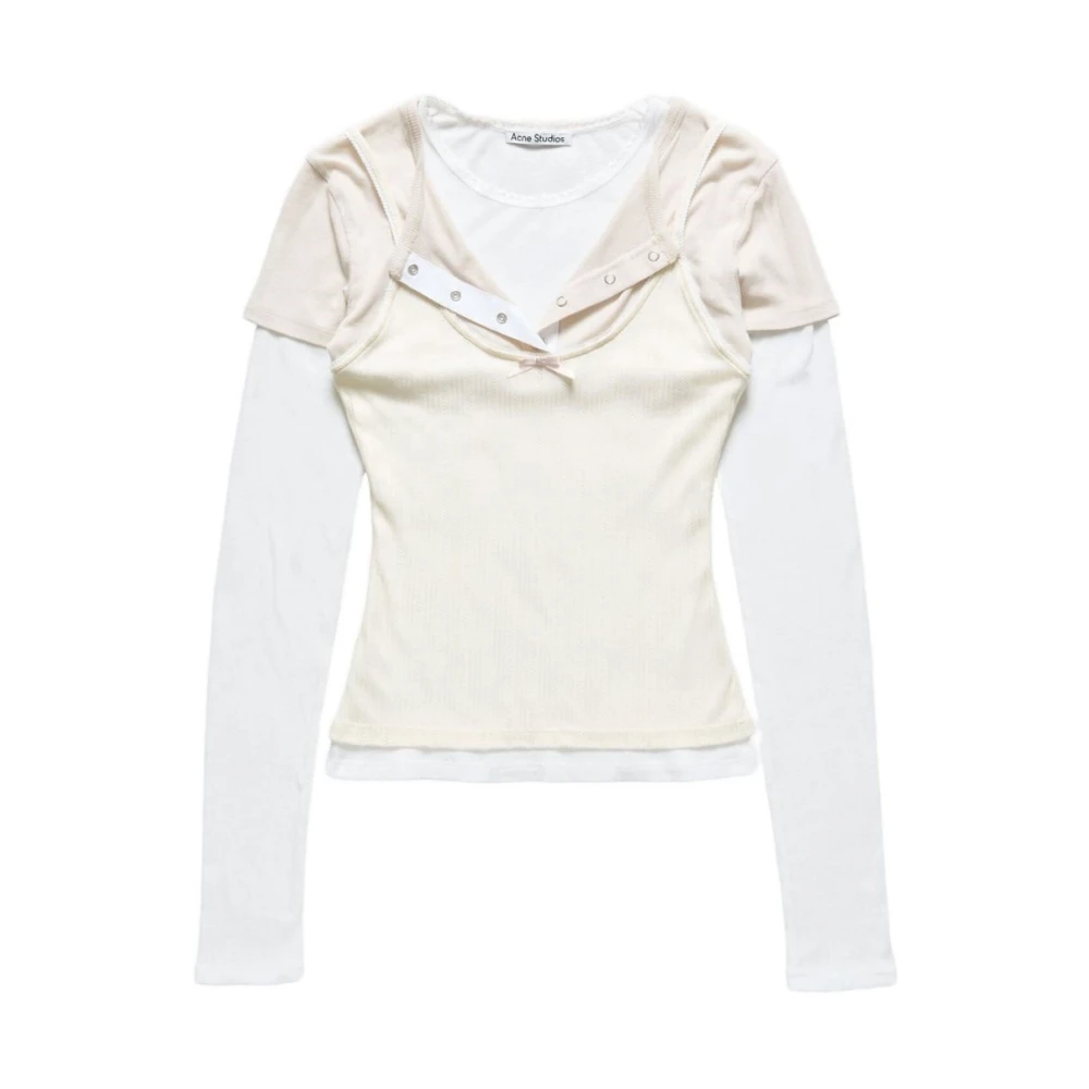 Acne Studios Beige Ersilia Top - Woman Tops M - Immagine 2