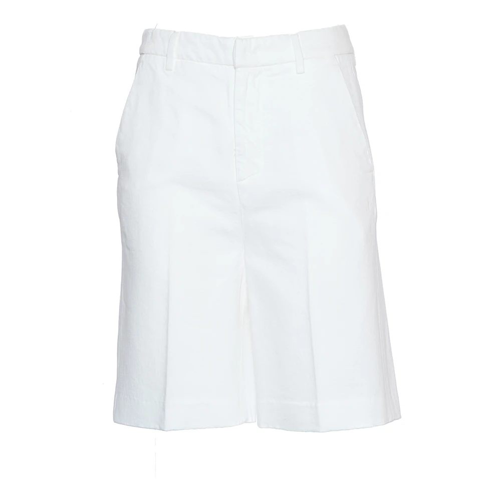 Dondup Witte Zomer Shorts Damesmode White Dames