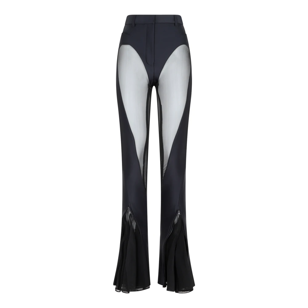 Trousers > Wide Trousers - - Mugler - Modalova