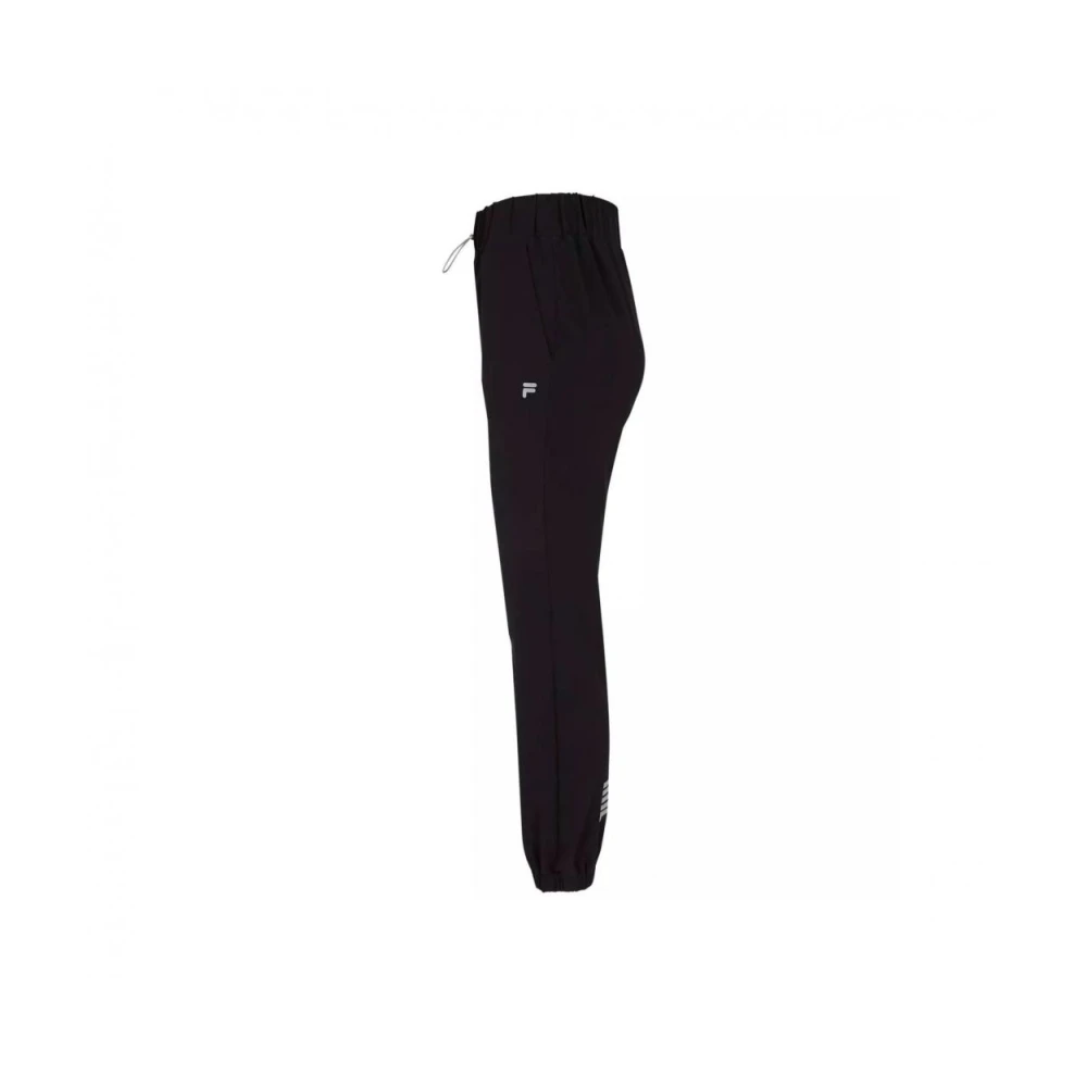 Fila Hoge taille polyester joggers Black Dames